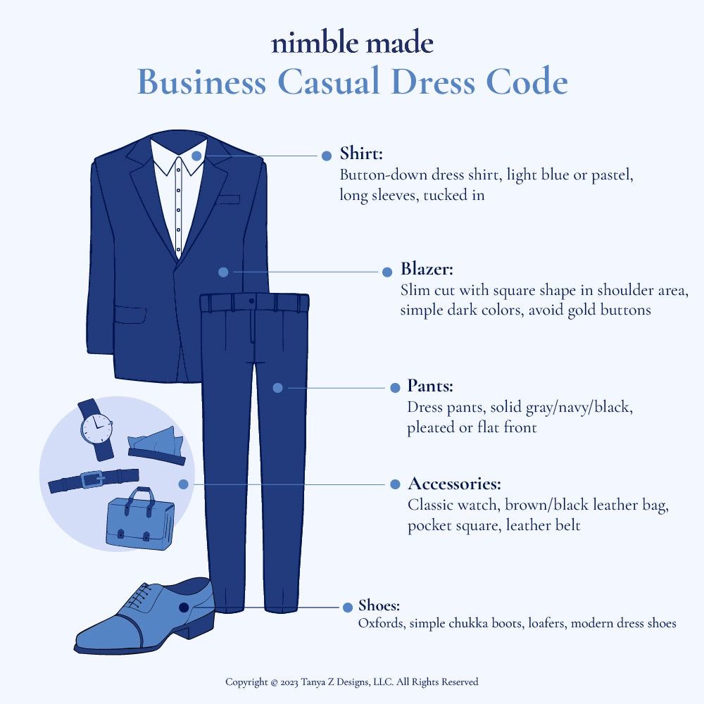 men’s business dress code